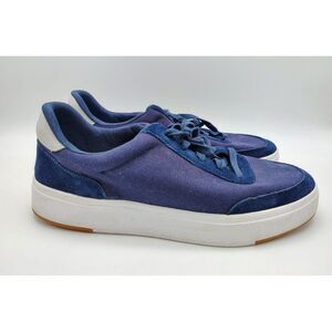Kizik The Prague Casual‎ Sneakers Men's Size 9 Wide Navy Blue Lace Up Shoes